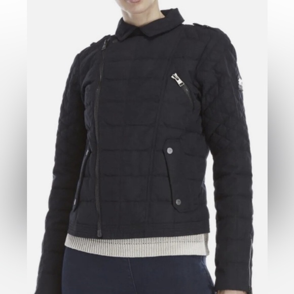 Sorel Conquest Carly Down Moto Quilted Jacket Waterproof size Large - Picture 4 of 4